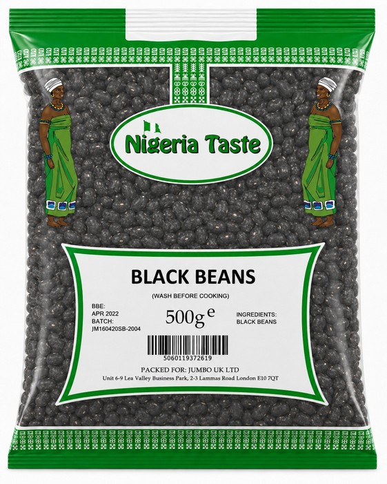 NT BLACK BEANS 20X500G