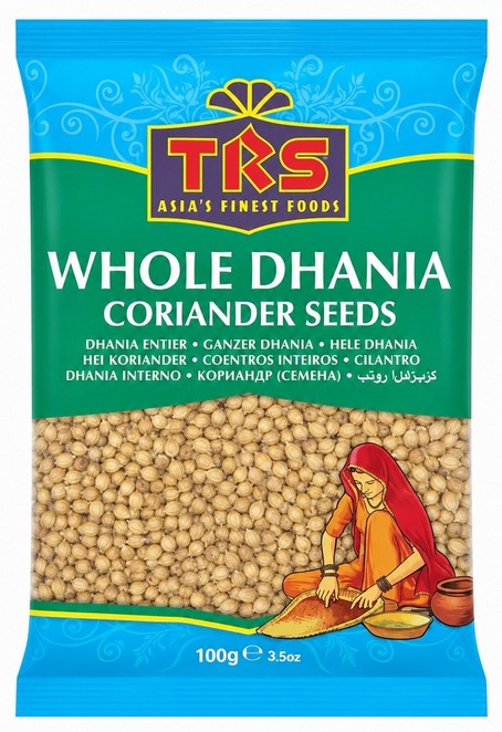 TRS CORIANDER DHANIA WHOLE SEEDS 10X100G