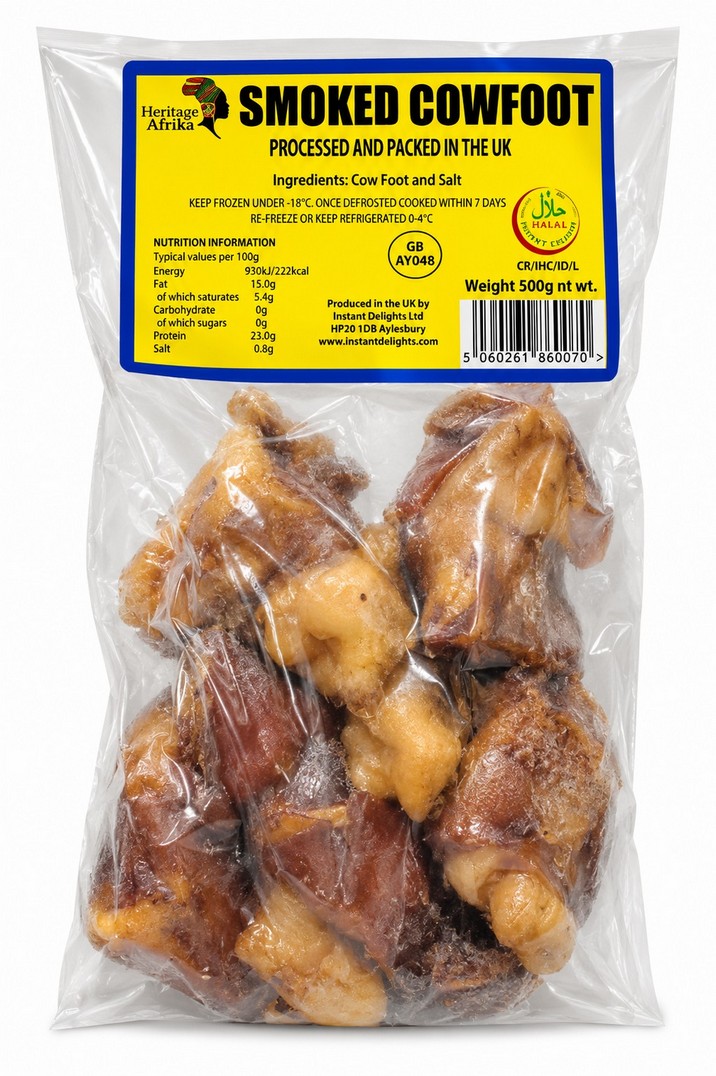 HERITAGE AFRIKA SMOKED COWFOOT 10X500G