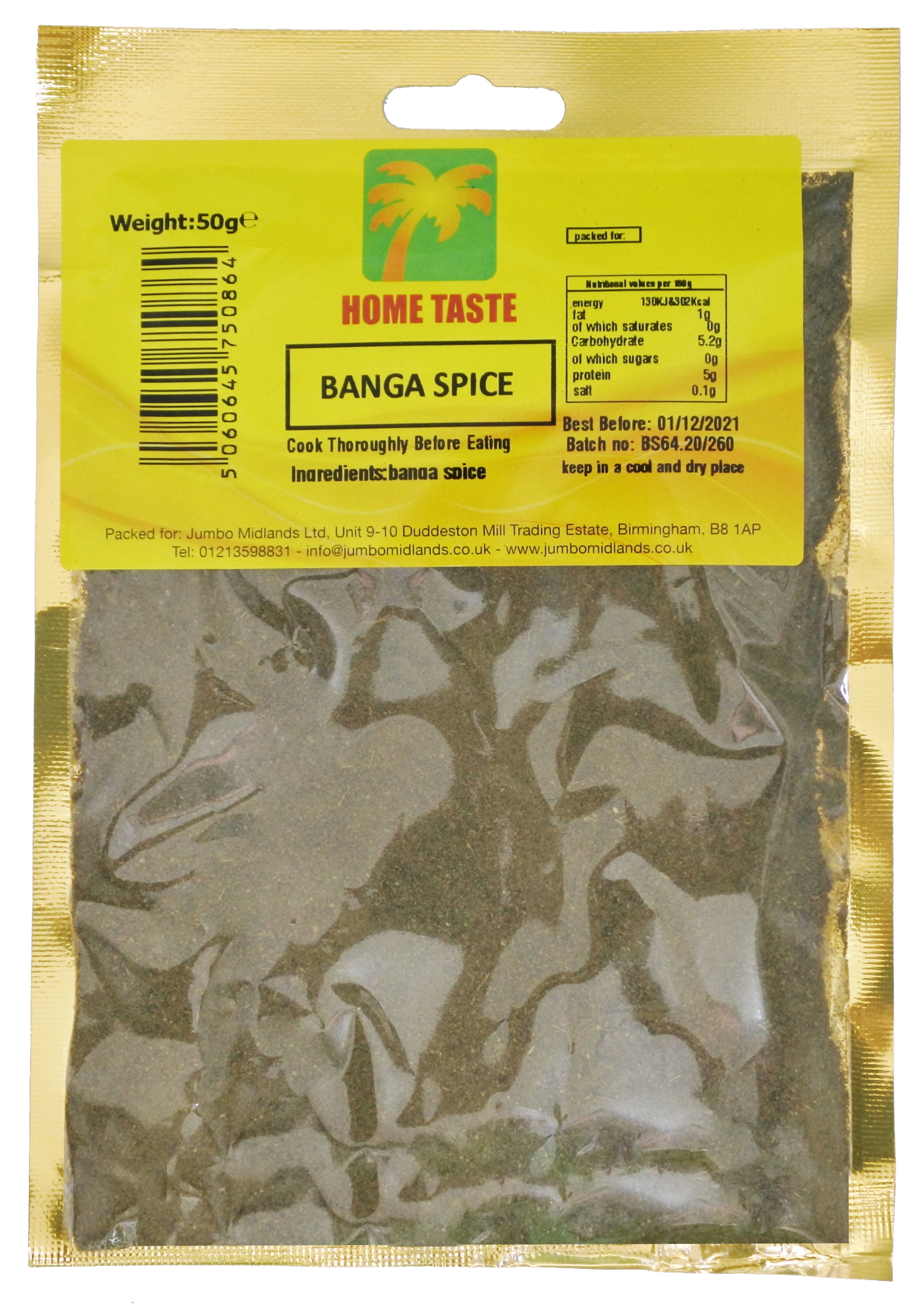 HT BANGA SPICE 10X50G