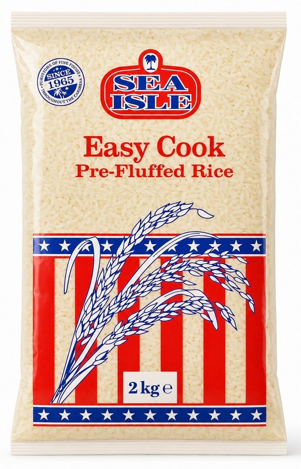 SEA ISLE EASY COOK RICE 6X2KG
