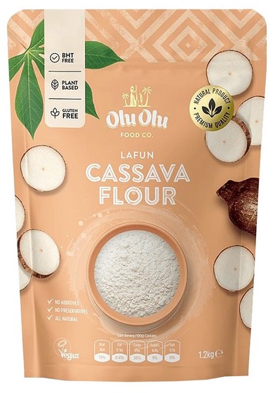 OLU OLU CASSAVA FLOUR (LAFUN) 10X1.2KG