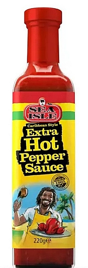 SEA ISLE EXTRA HOT RED PEPPER SAUCE 12X250G (SURYA)