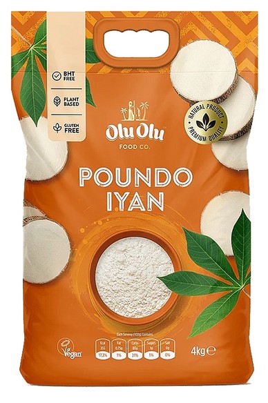 OLU OLU POUNDED YAM 4KG
