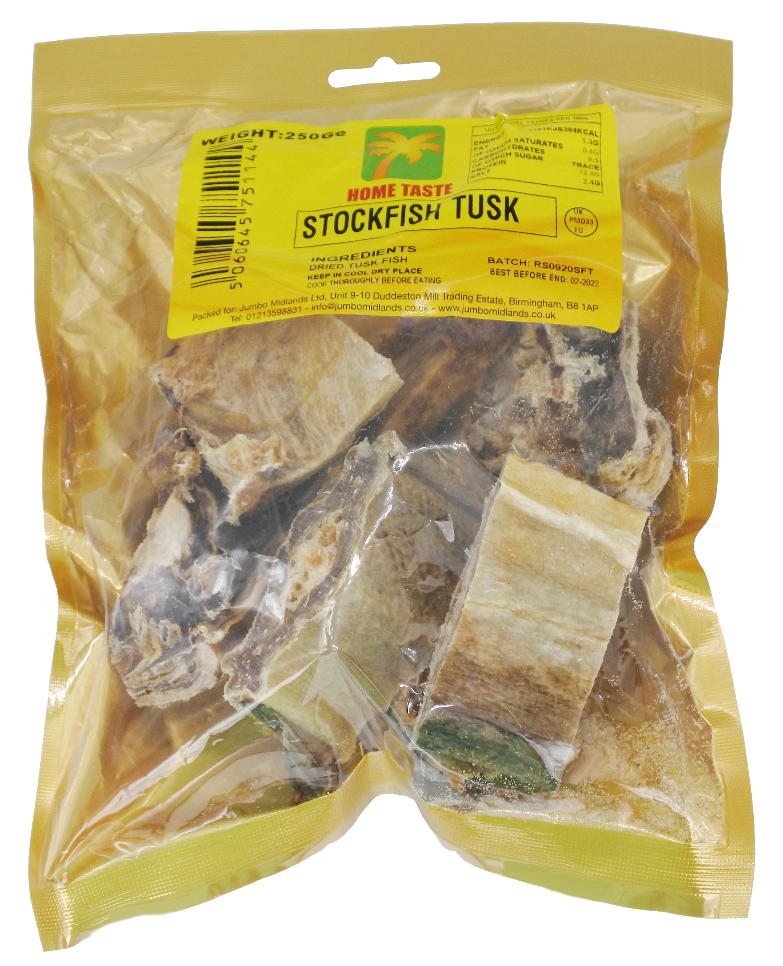 HT STOCKFISH TUSK 10X250G