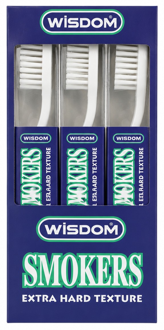 WISDOM TOOTH BRUSH 12X25G EXTRA HARD (BLUE)