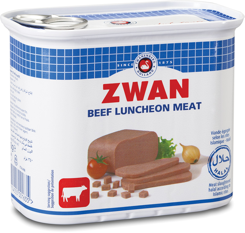 ZWAN BEEF LUNCHEON MEAT 12X340G