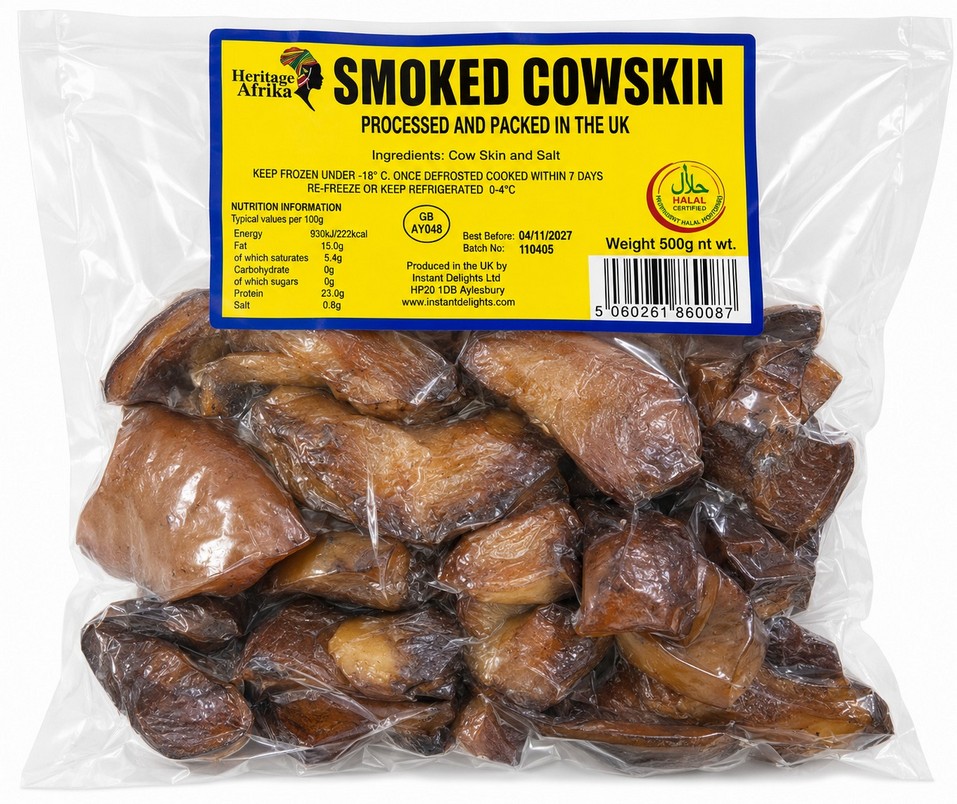 HERITAGE AFRIKA SMOKED COWSKIN 10X500G