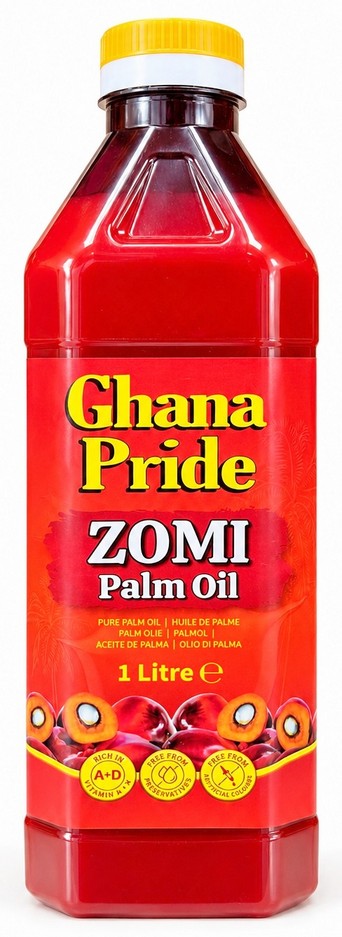 GHANA PRIDE ZOMI PALM OIL 12X1L