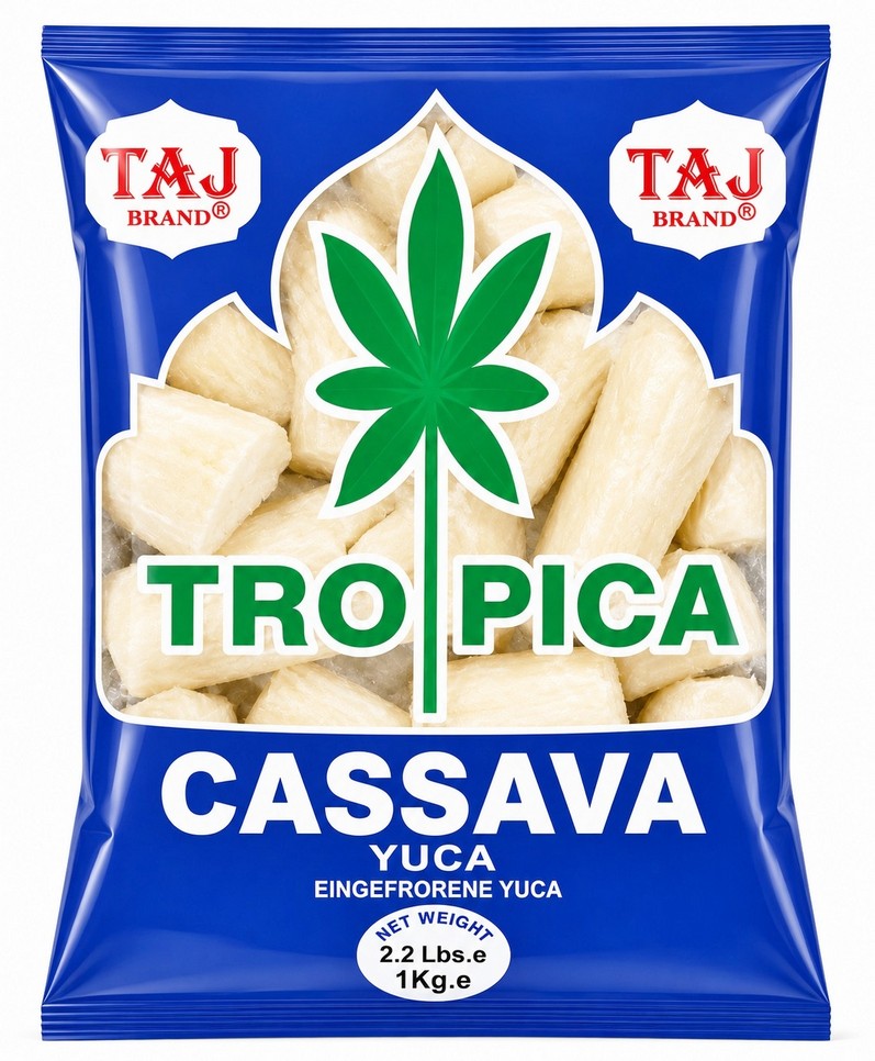 TAJ CASSAVA CHUNKS 6X1KG (FROZEN)