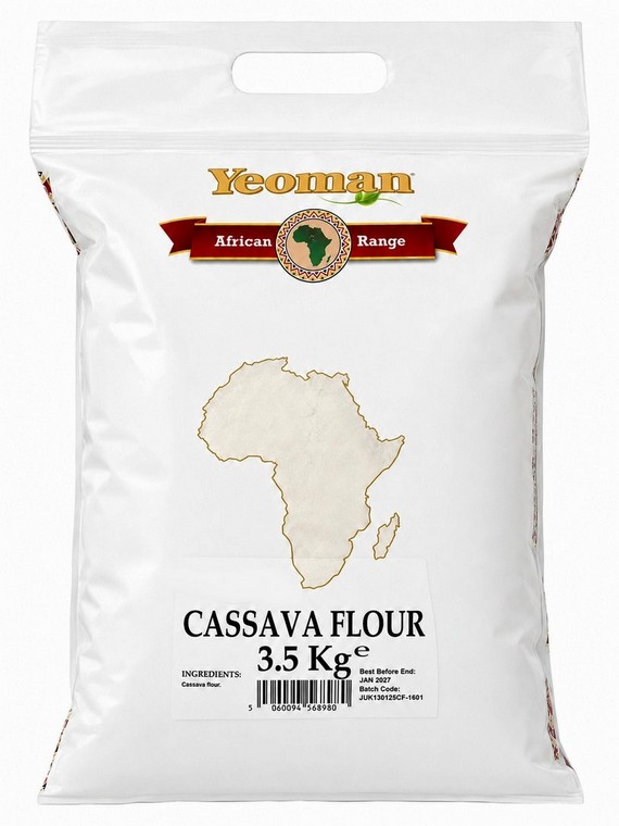 YEOMAN CASSAVA FLOUR 4X3.5KG