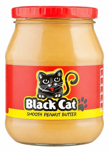 BLACK CAT SMOOTH PEANUT BUTTER (S.AFRICA) 6X400G