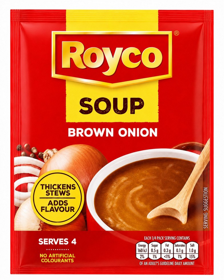 ROYCO SOUP BROWN ONION (S.AFRICAN) 10X50G