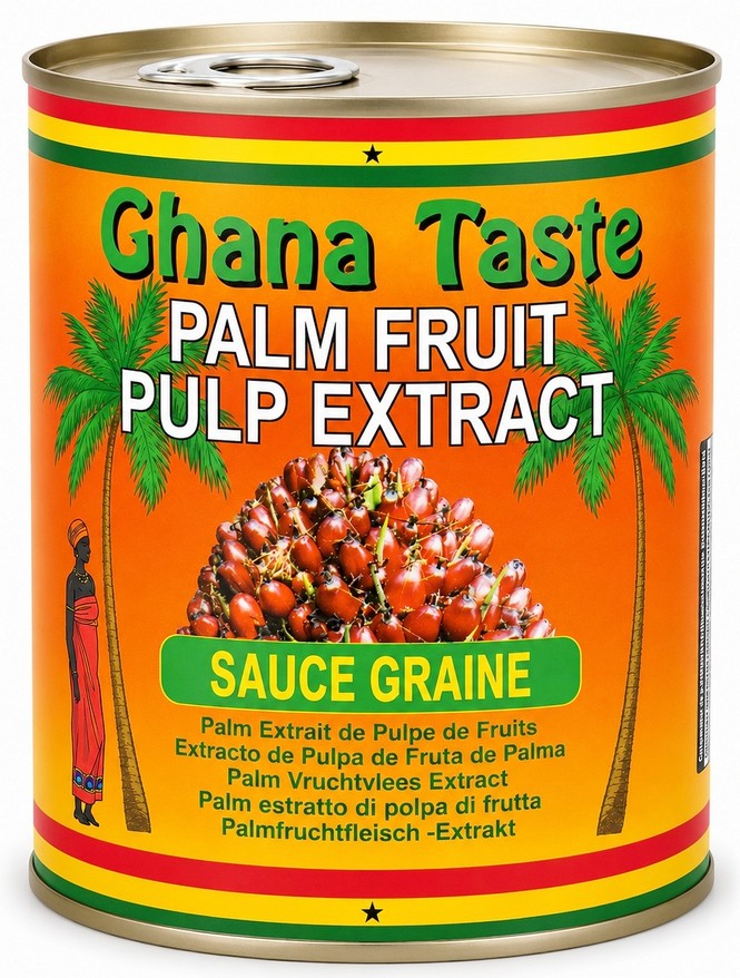 GHANA TASTE PALM NUT CREAM 12X800G