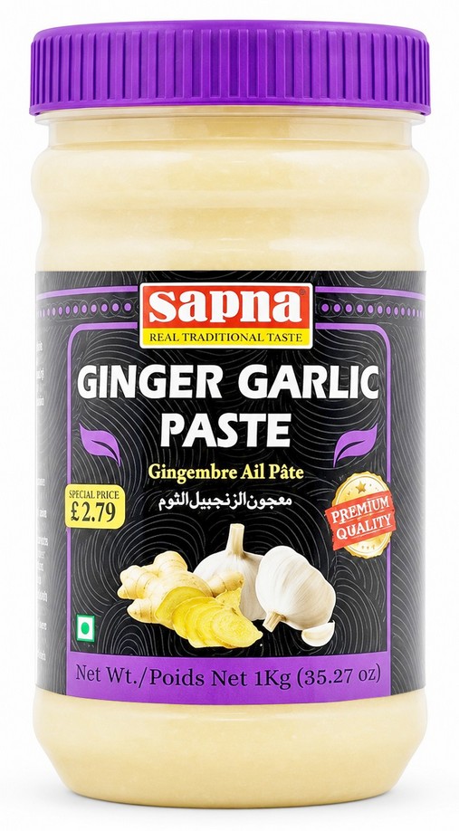 SAPNA GINGER GARLIC PASTE 6X1KG