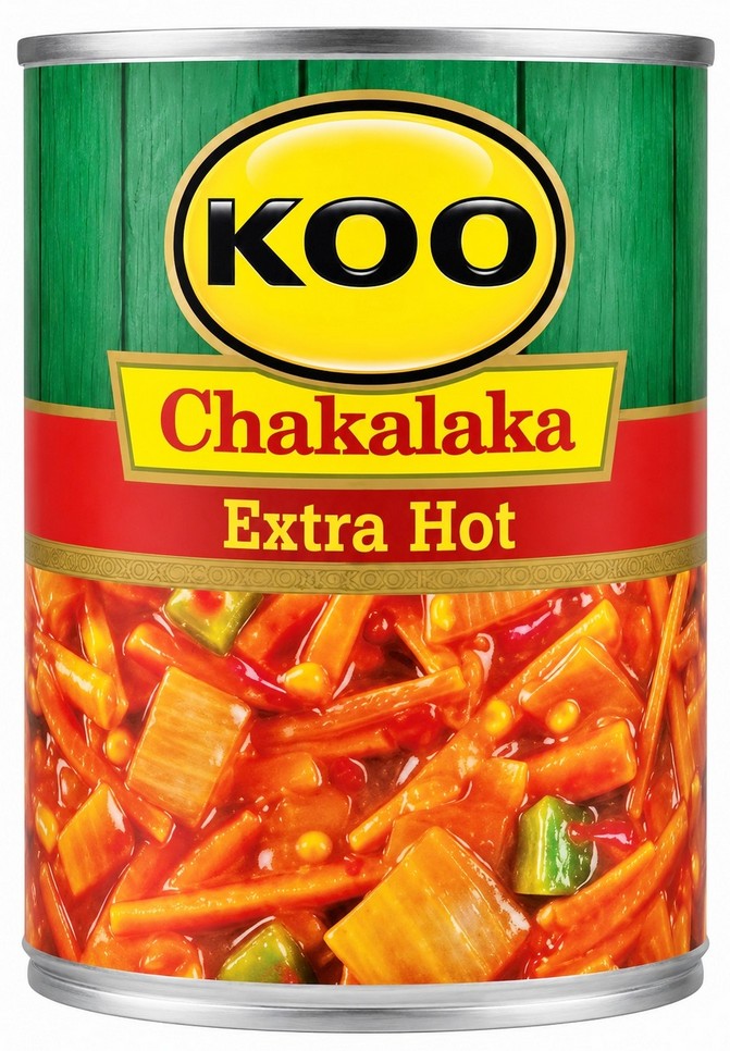 KOO CHAKALAKA EXTRA HOT (S.AFRICA) 12X410G