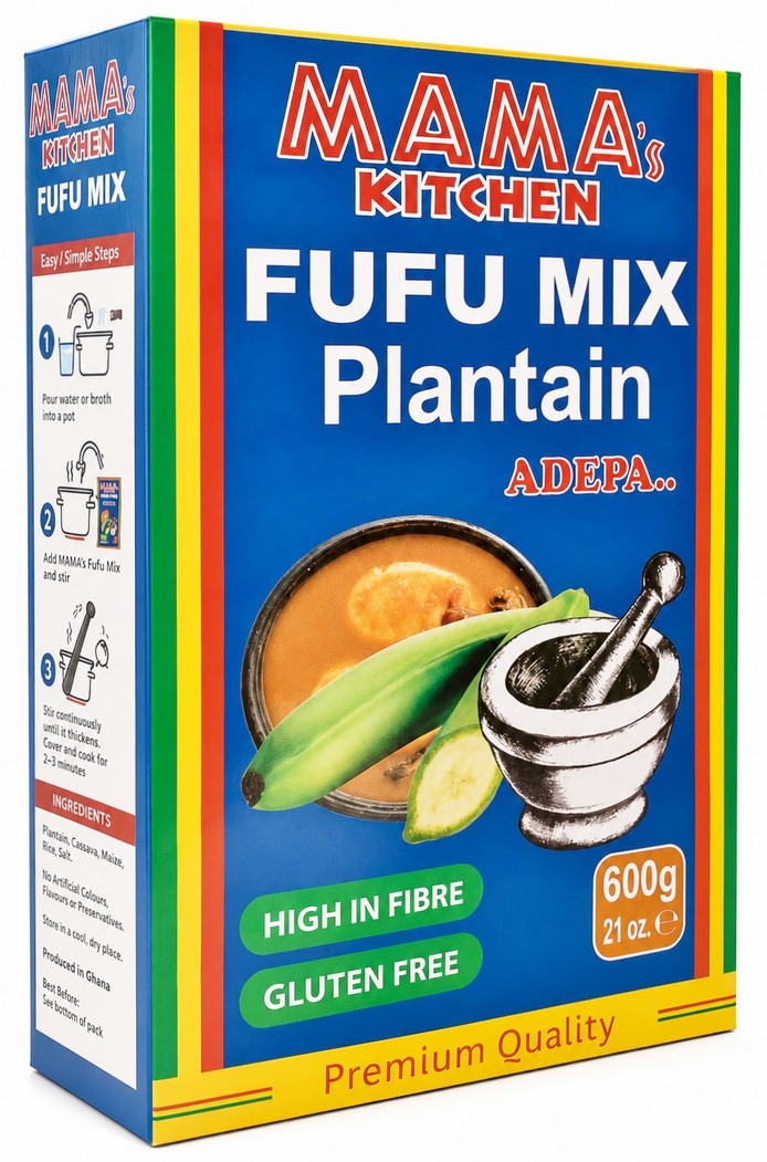 MAMA'S KITCHEN PLANTAIN FUFU 12X680G (BOX)