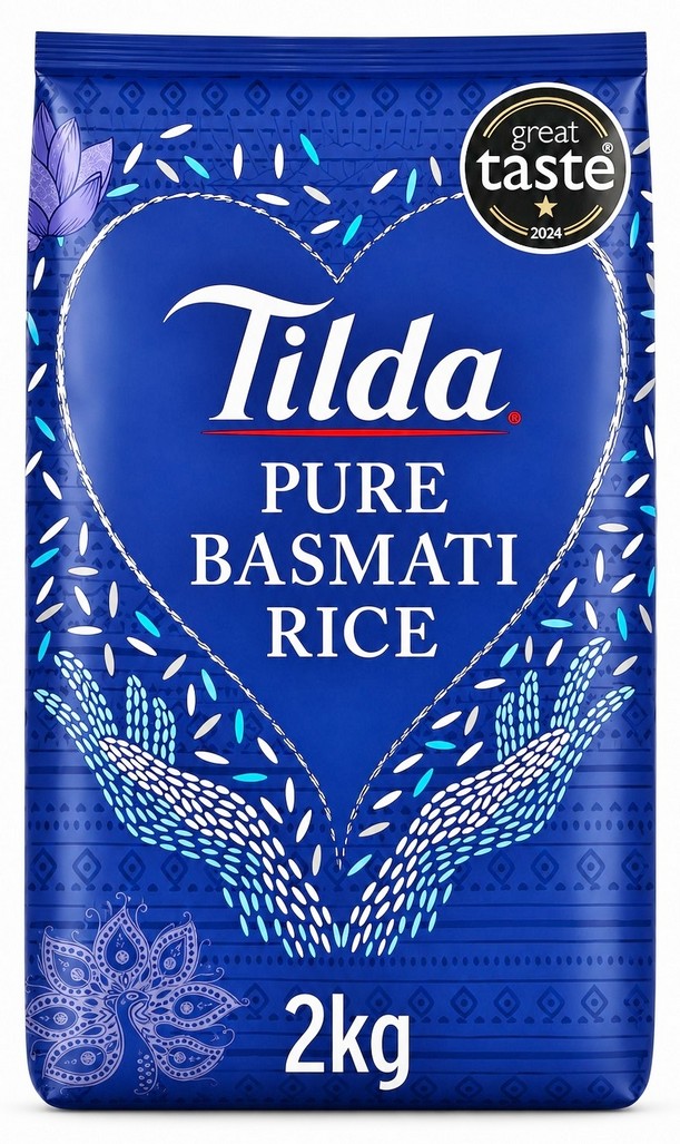 TILDA BASMATI RICE (BLUE) 4X2KG