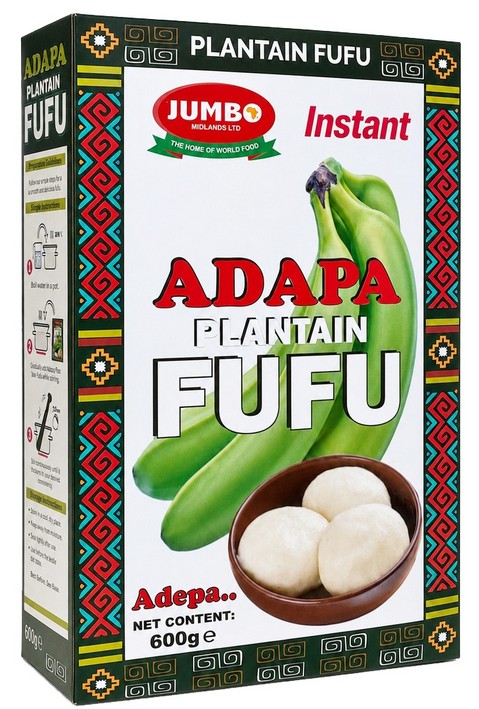 ADAPA PLANTAIN FUFU 6X600G