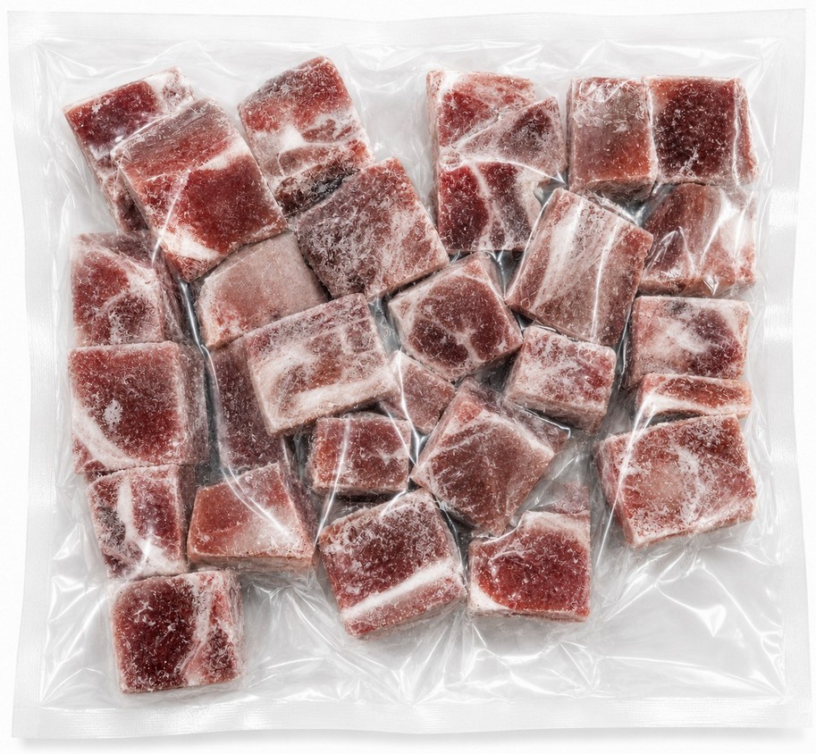 GOAT MEAT DICED CUBES 17X1KG (FROZEN)