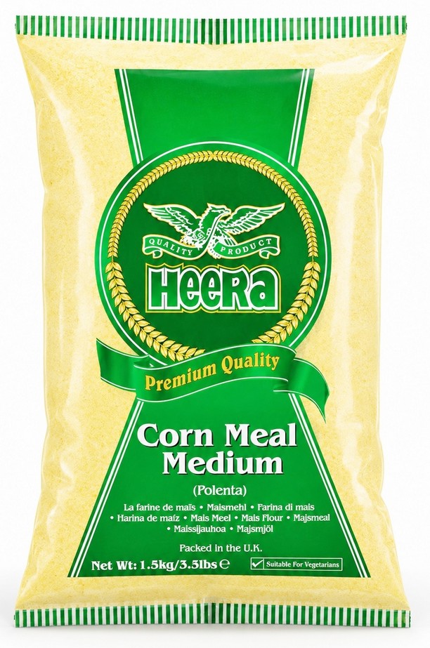 HEERA CORN MEAL MEDIUM 6X1.5KG