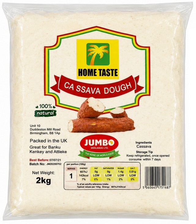 HT CASSAVA DOUGH 6X2KG