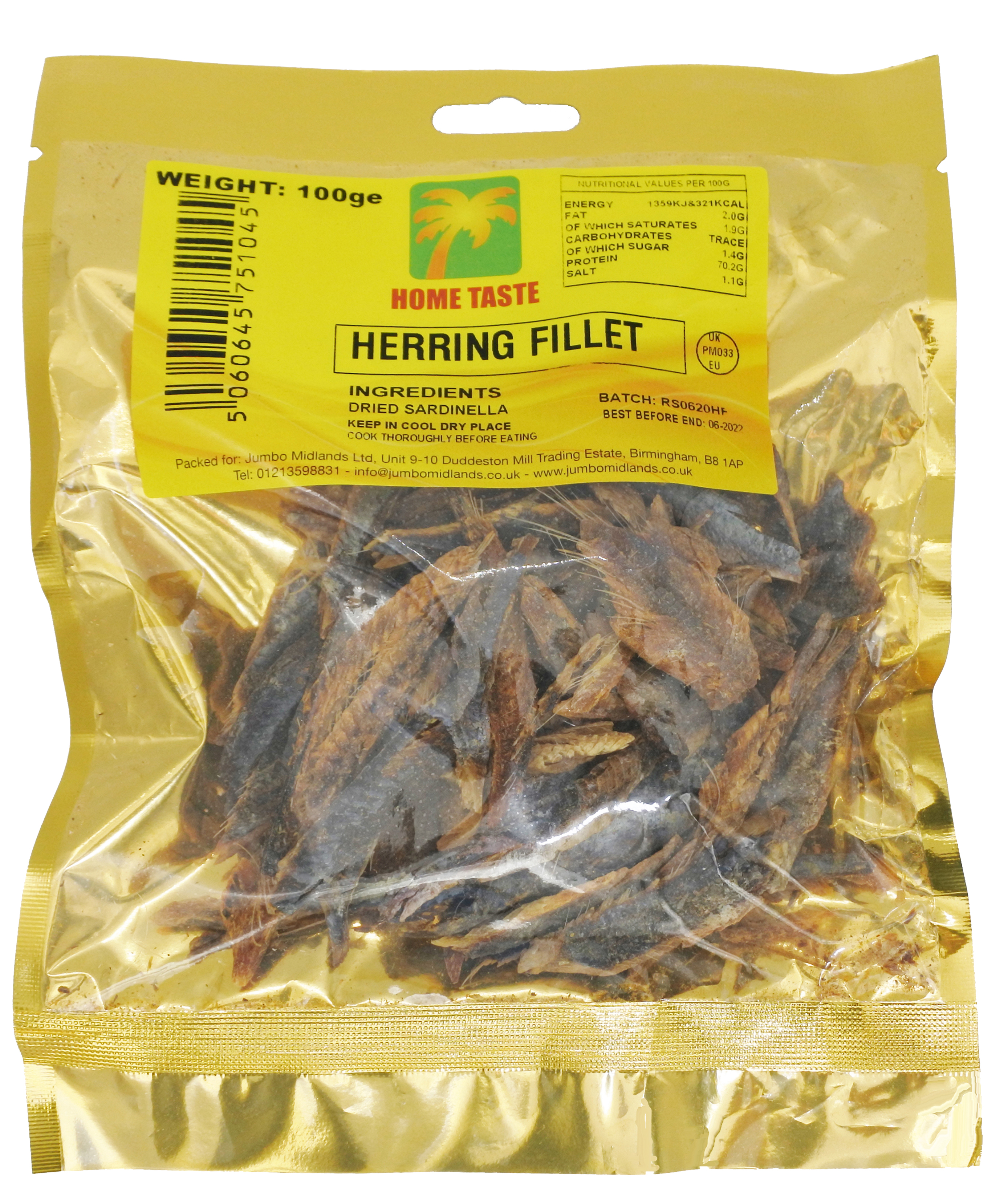 HT HERRING FILLETS 10X80G