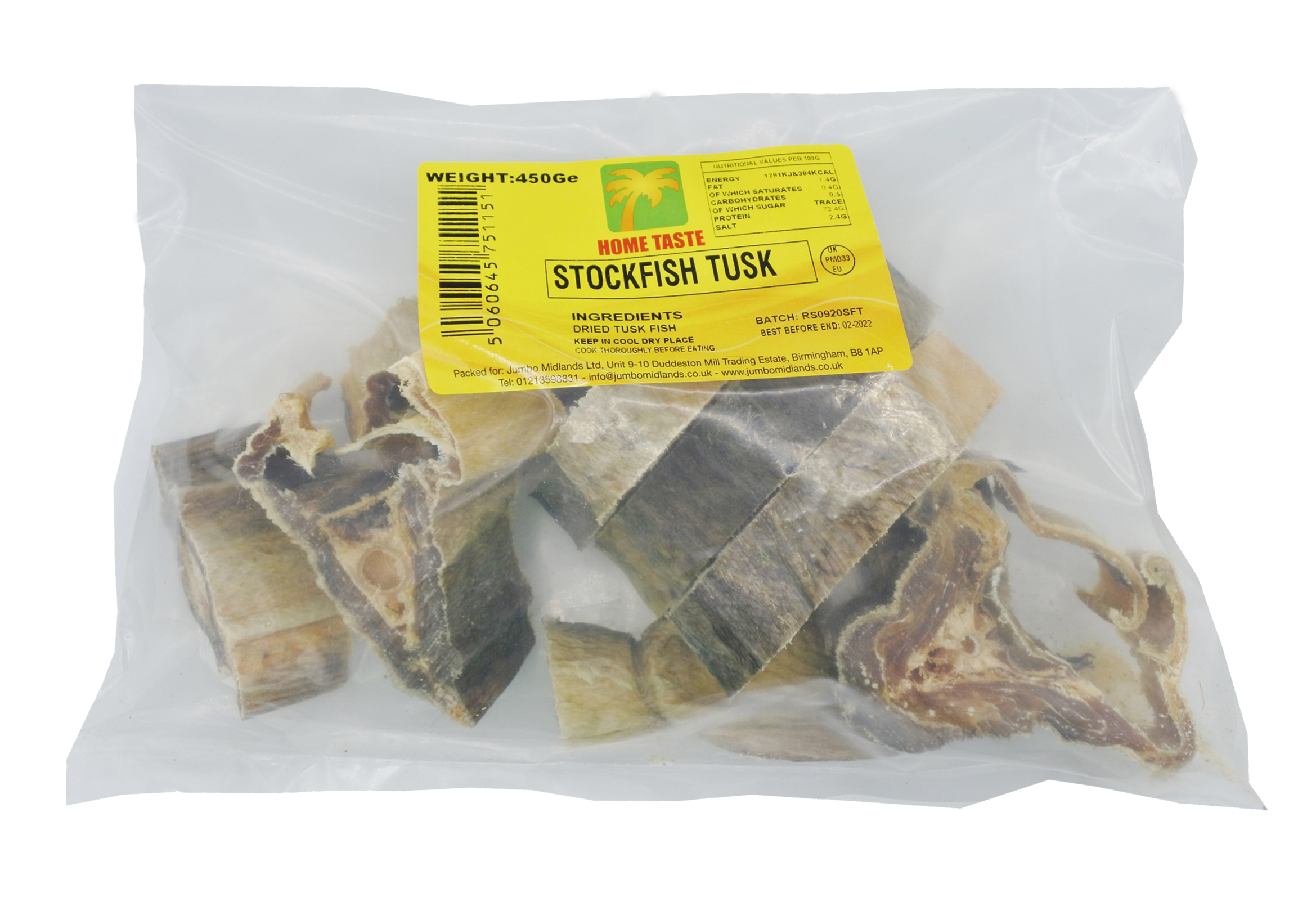 HT STOCKFISH TUSK 10X450G