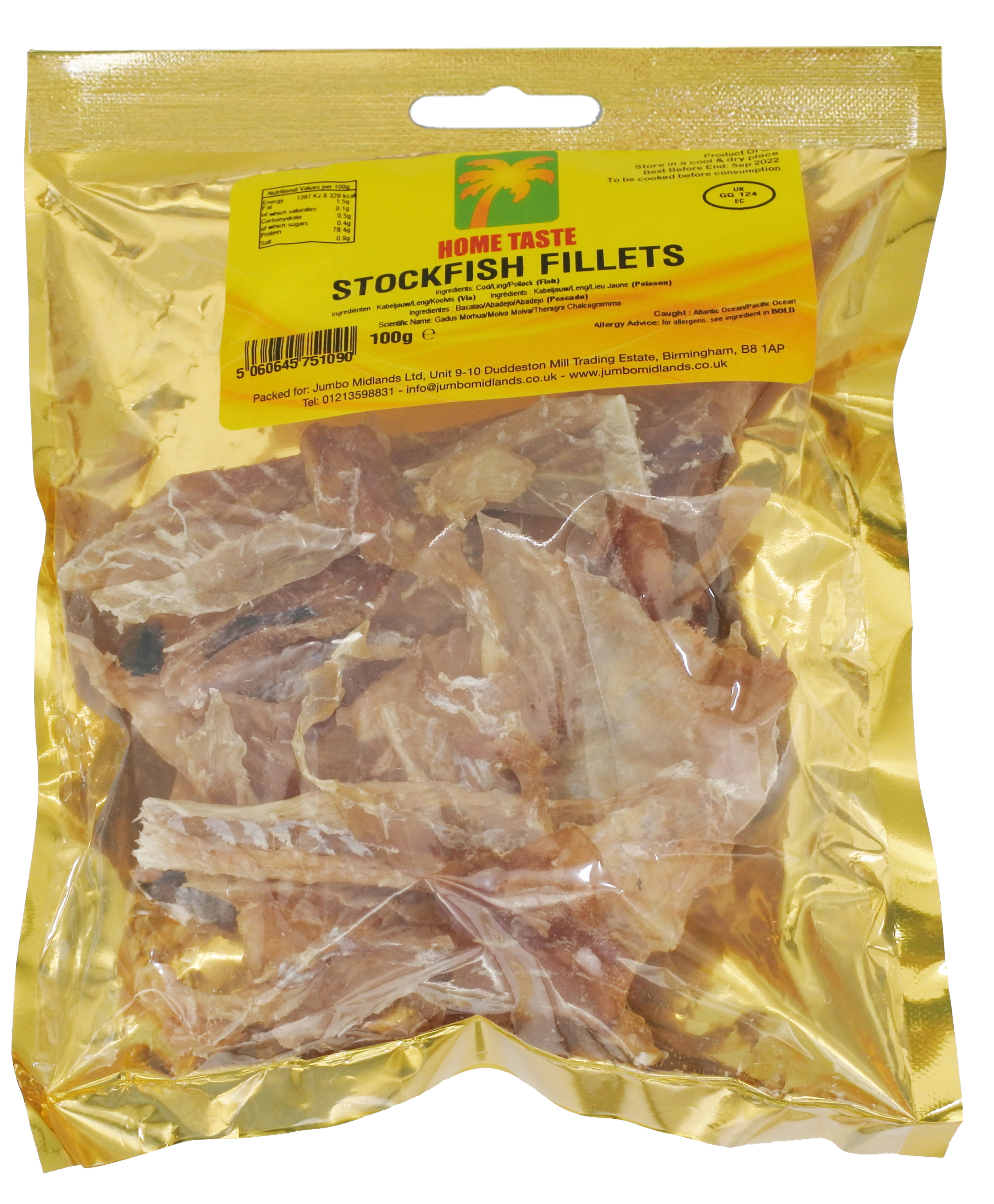 HT STOCKFISH FILLETS 10X100G