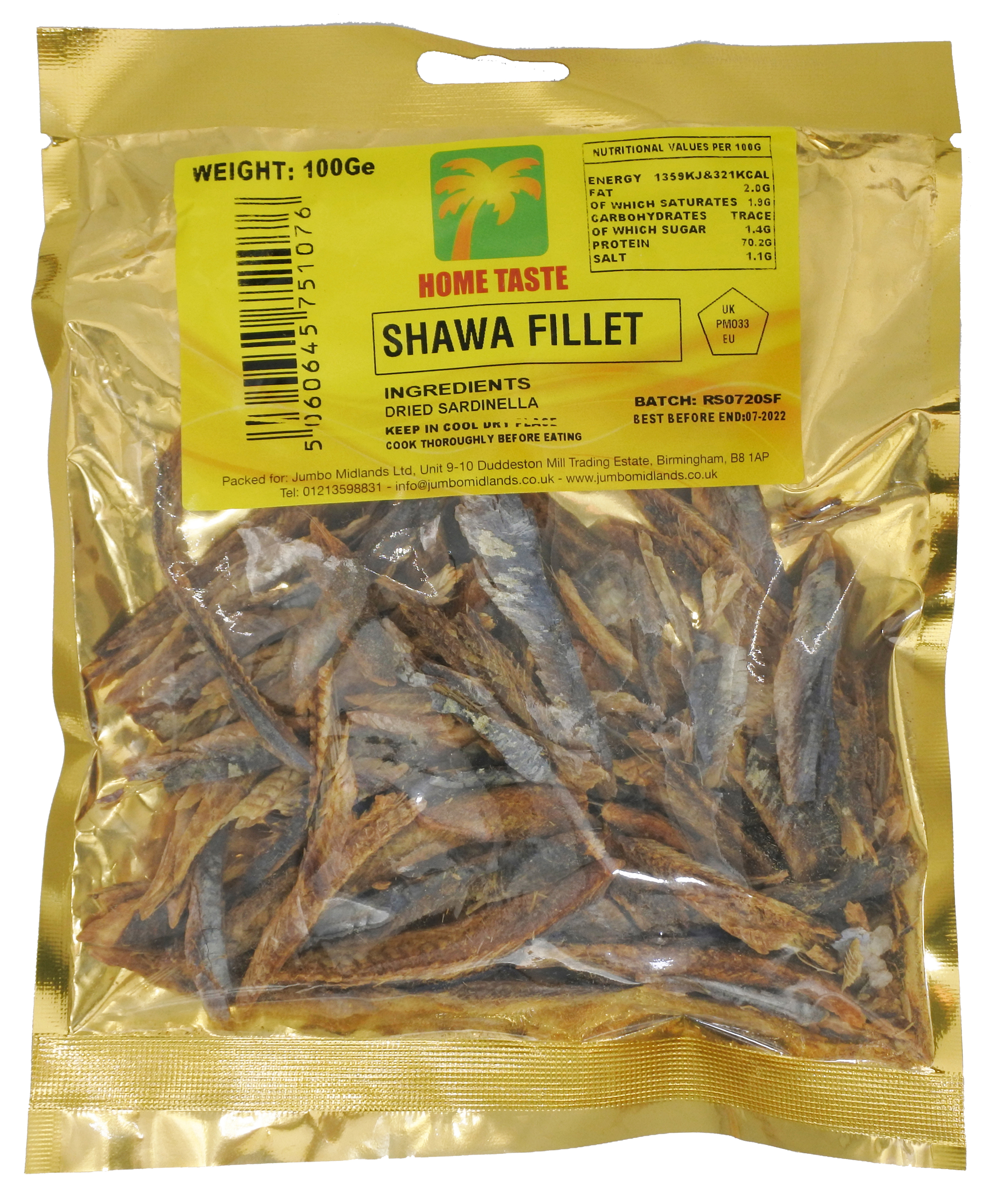 HT SHAWA FILLETS 10X80G