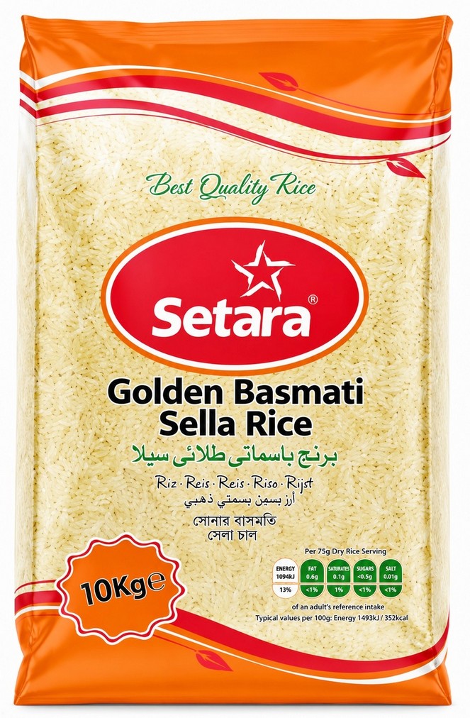 SETARA GOLDEN SELLA BASMATI RICE 10KG