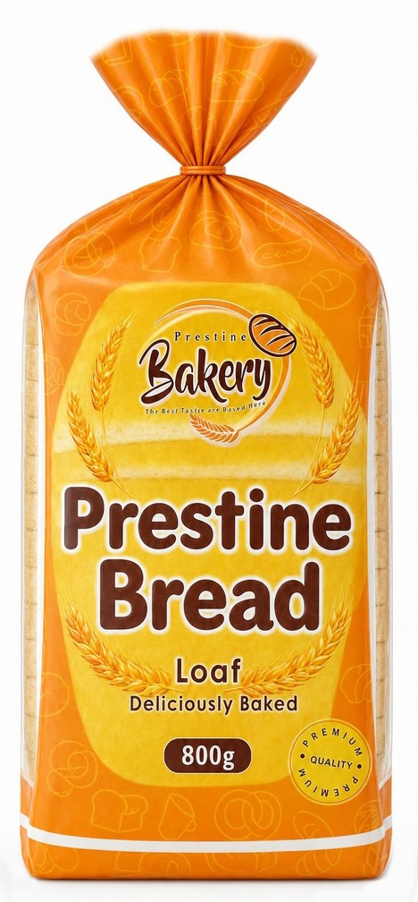 PRESTINE BREAD UNSLICED 10X800G