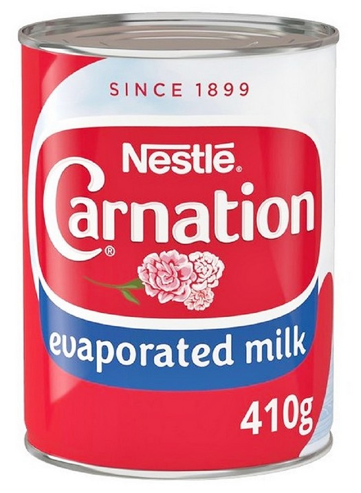 NESTLE CARNATION EVAPORATED MILK 12X410G