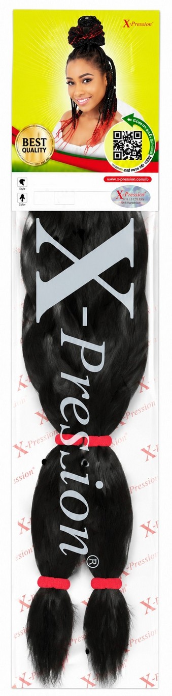 X-PRESSION LAGOS BRAID NO.4  (PACK OF 5)