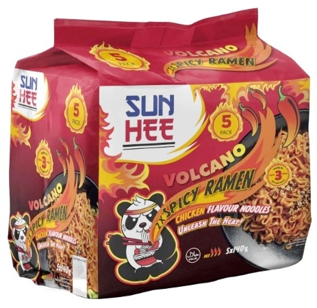 SUN HEE VOLCANO SPICY RAMEN 6X5X140G (SURYA)