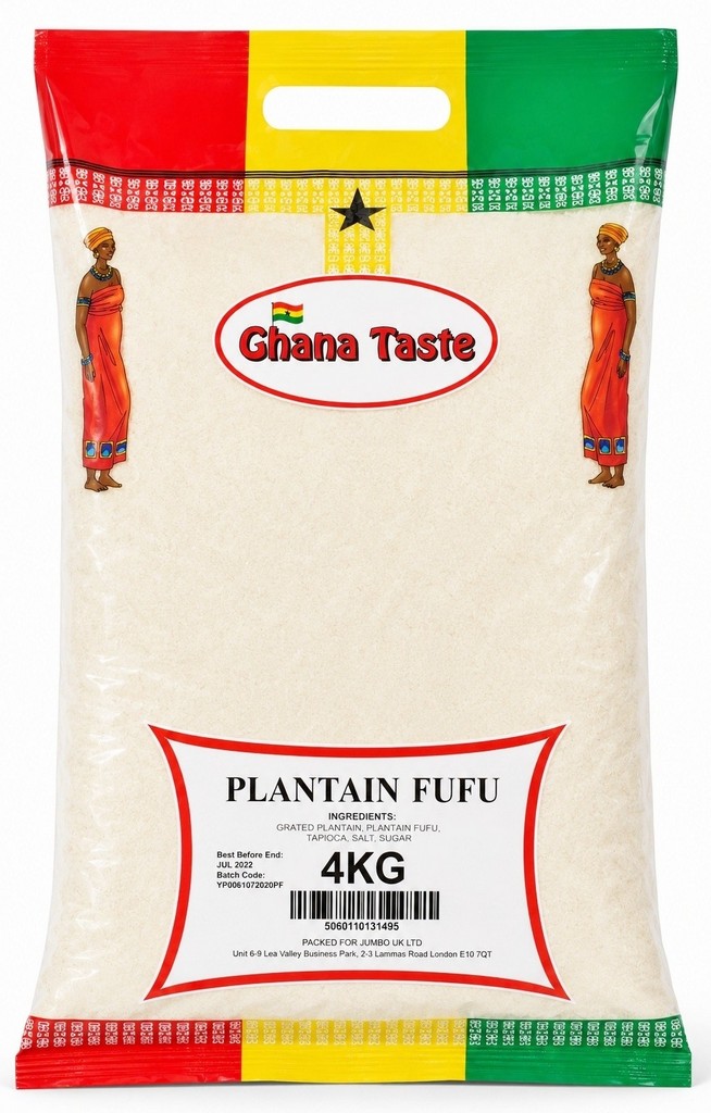 GHANA TASTE PLANTAIN FUFU 5X4KG