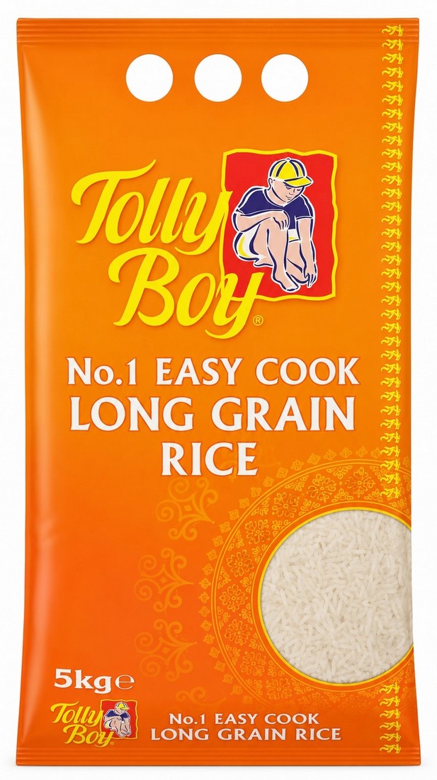 TOLLY BOY EASY COOK RICE 5KG
