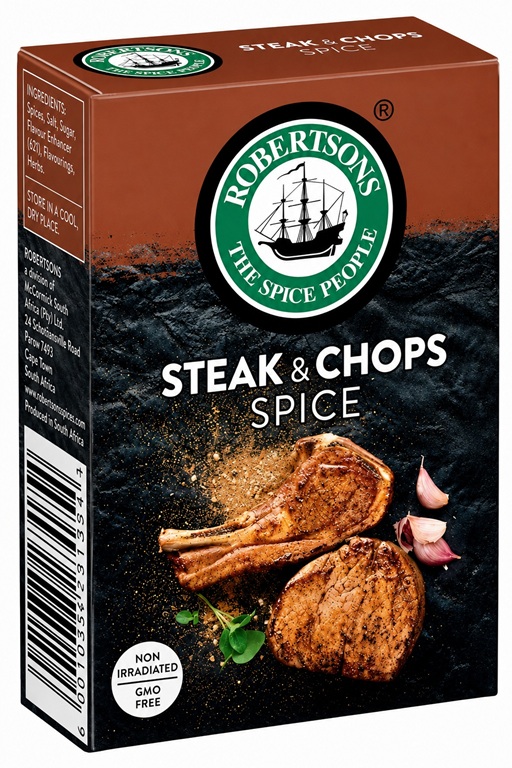 ROBERTSONS STEAK & CHOPS (PACK) (S.AFRICA) 5X160G