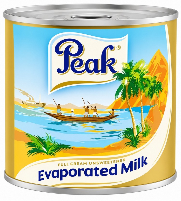 PEAK EVAPORATED MILK 12X170G