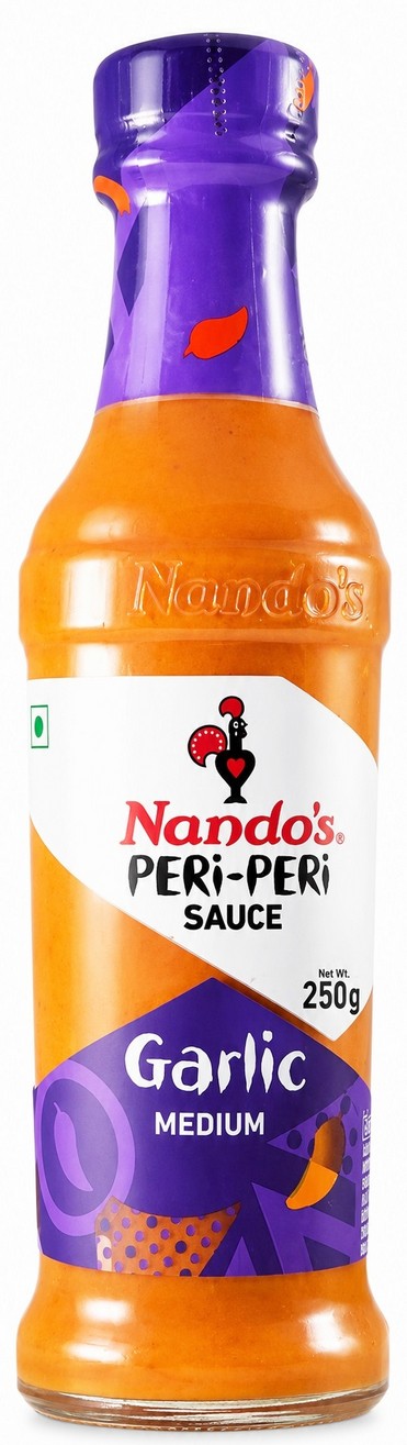 NANDOS PERI-PERI GARLIC MEDIUM (S.AFRICA) 6X250G