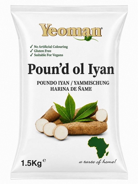 YEOMAN POUNDED YAM 12X1.5KG PM 5.49