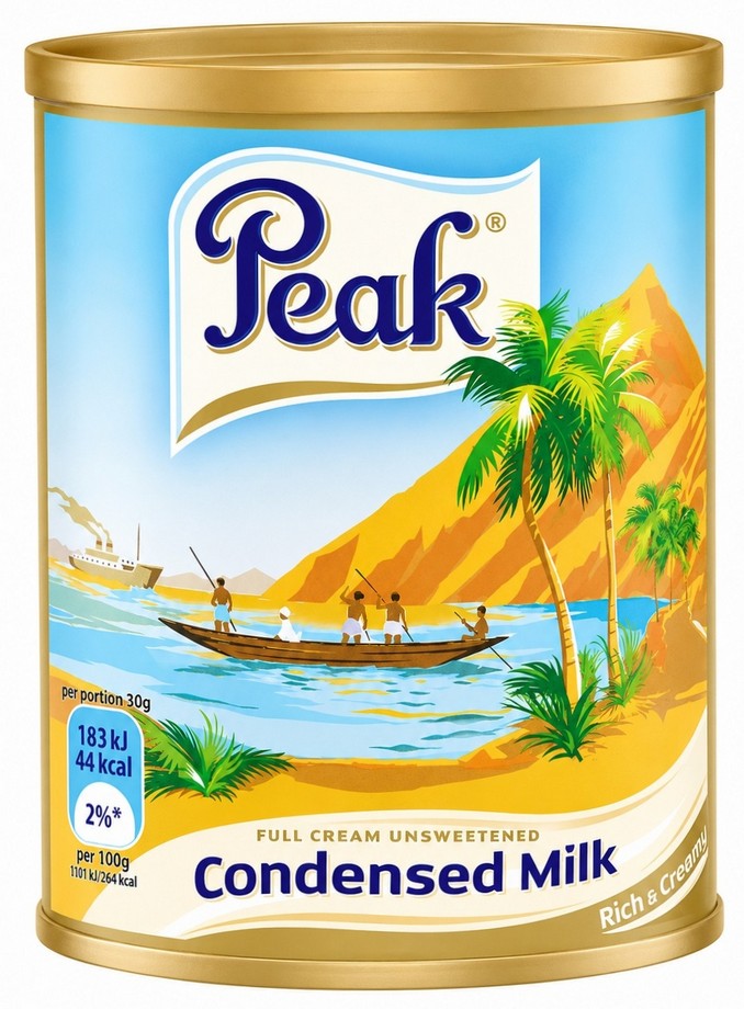 PEAK EVAPORATED MILK 24X410G
