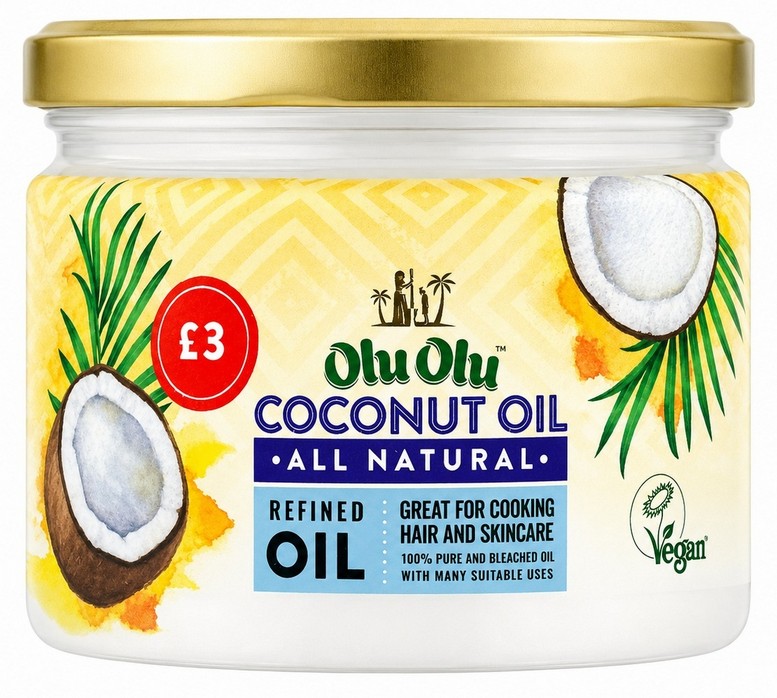 OLU OLU COCONUT OIL 12X250ML
