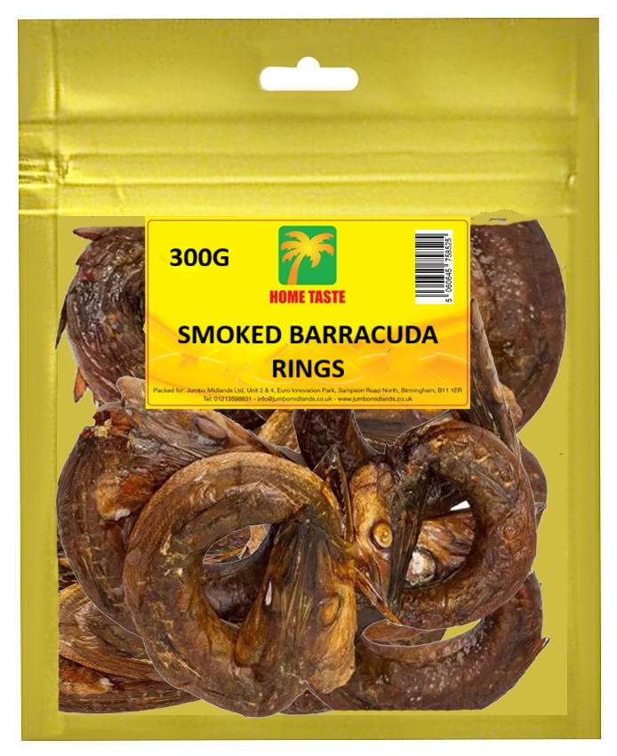 HT SMOKED DRIED BARRACUDA RINGS 10X300G