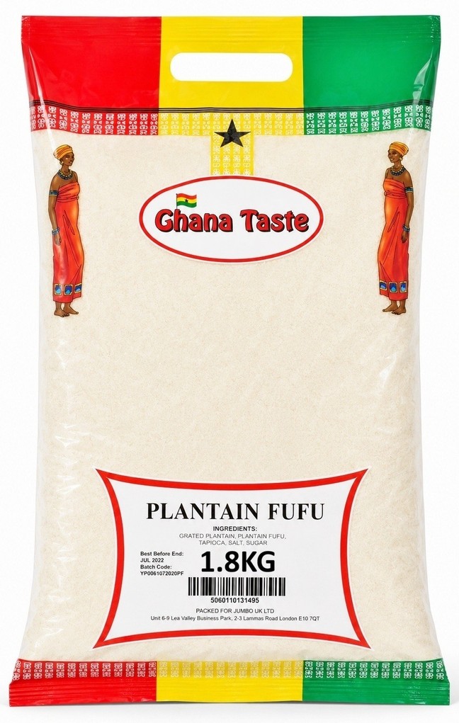GHANA TASTE PLANTAIN FUFU 10X1.8KG
