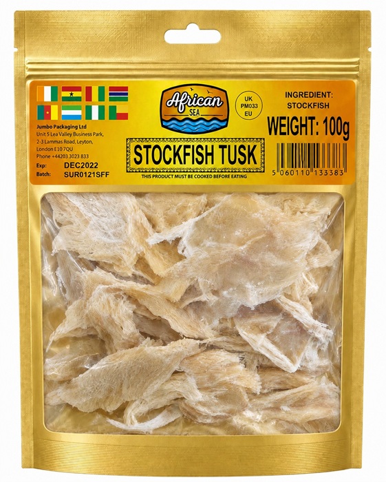 AFRICAN SEA STOCKFISH TUSK 10X100G