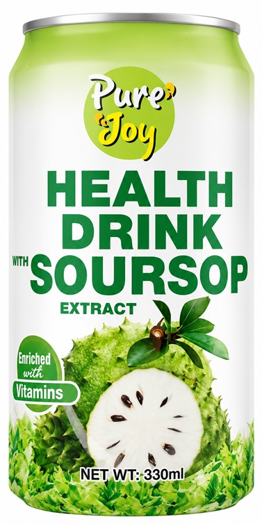 PURE JOY HEALTH DRINK SOURSOP 24X330ML