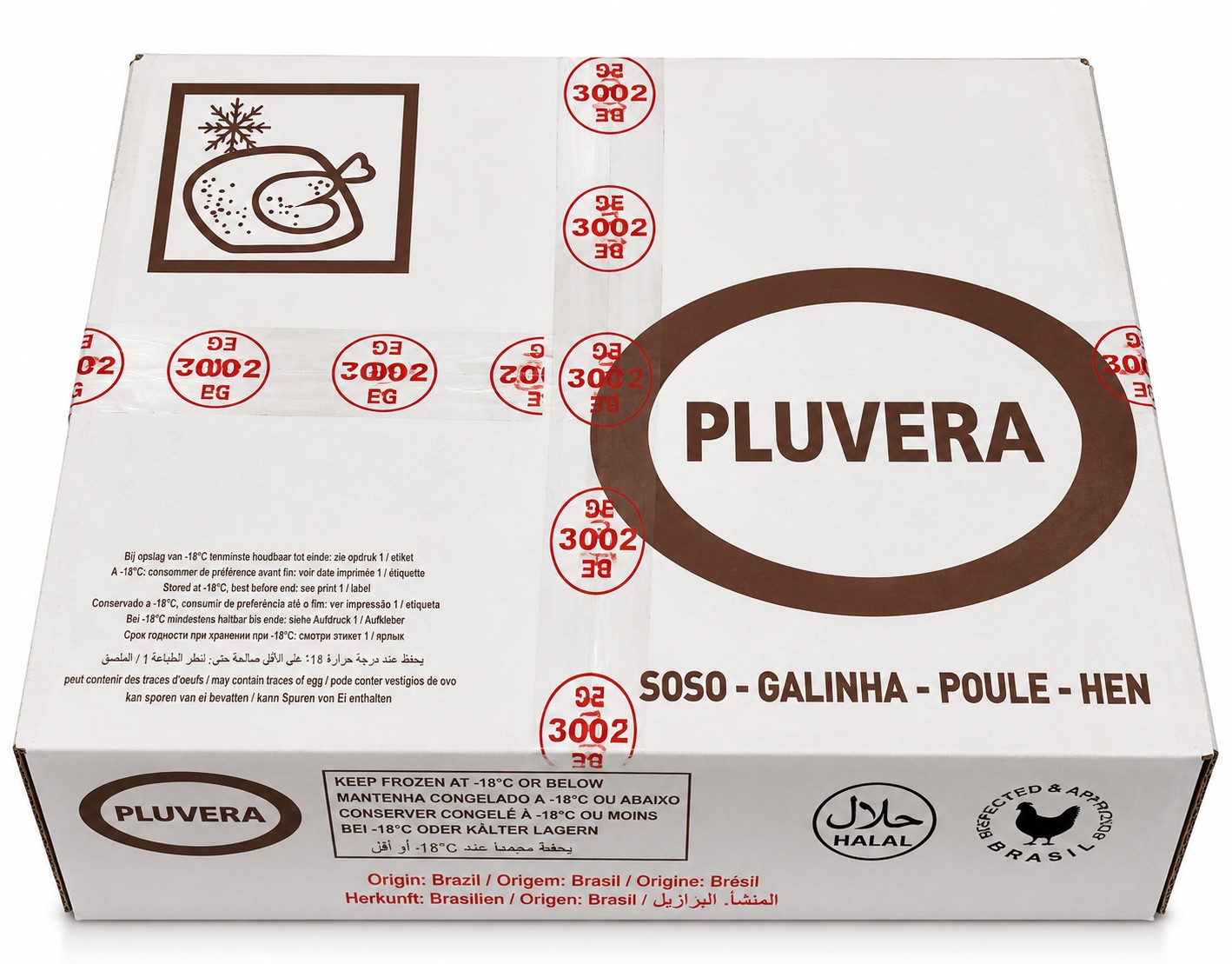 PLUVERA CHICKEN LEG & THIGH 10KG BOX (FROZEN)