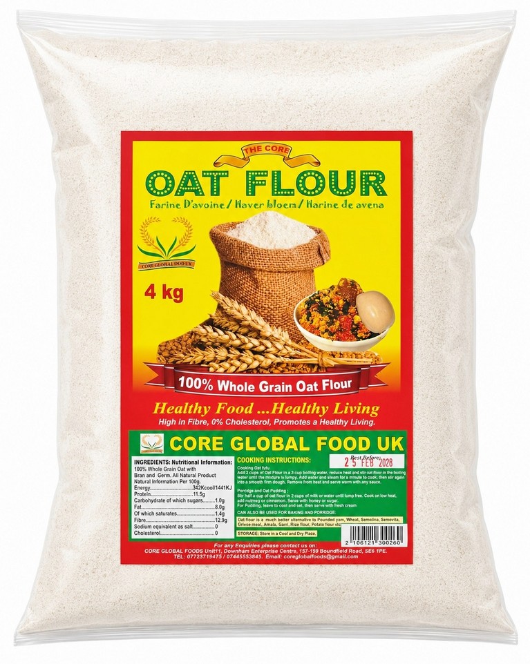 THE CORE OAT FLOUR 5X4KG