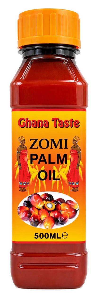 GHANA TASTE ZOMI PALM OIL 24X500ML